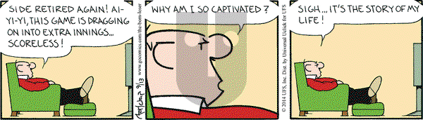The Born Loser on Saturday September 13, 2014 Comic Strip