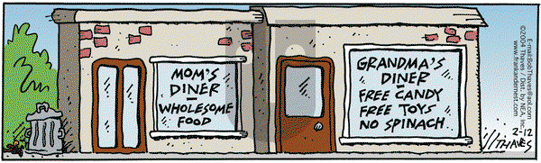 Frank and Ernest on Thursday February 12, 2004 Comic Strip