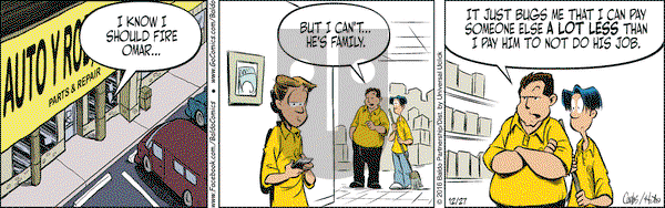 Baldo on Tuesday December 27, 2016 Comic Strip