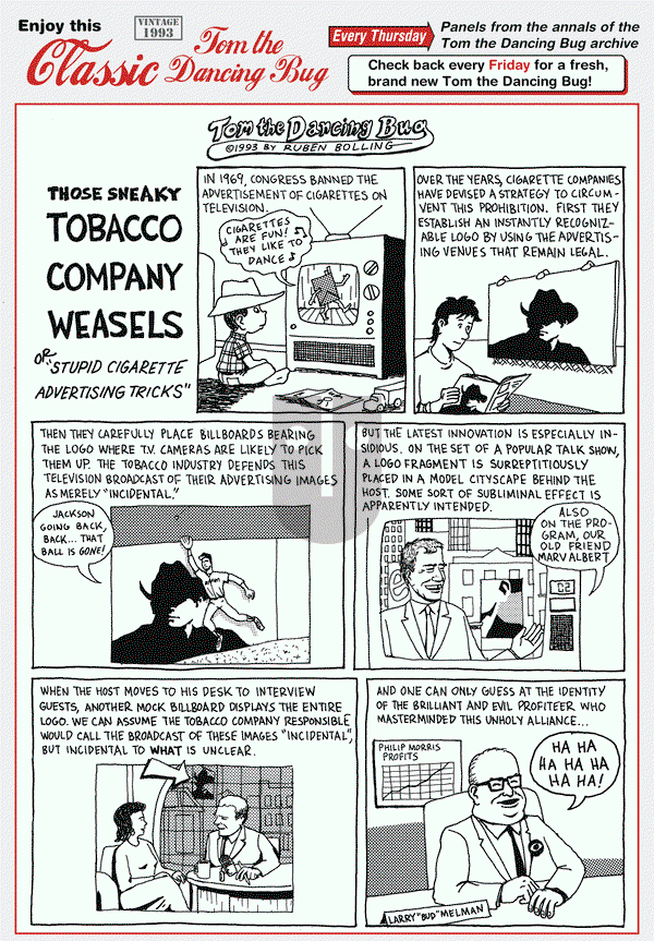 Tom the Dancing Bug on Thursday May 28, 2015 Comic Strip
