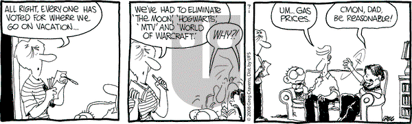 The Buckets on Tuesday July 1, 2008 Comic Strip