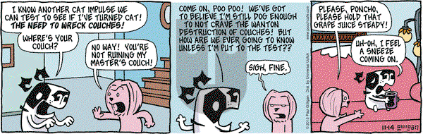 Pooch Cafe on Saturday November 14, 2015 Comic Strip