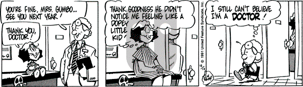 Rose is Rose on Thursday December 12, 1991 Comic Strip