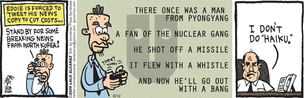 La Cucaracha on Friday June 12, 2009 Comic Strip