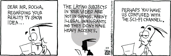 La Cucaracha on Wednesday August 6, 2003 Comic Strip