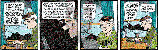 Doonesbury on Monday September 12, 2005 Comic Strip