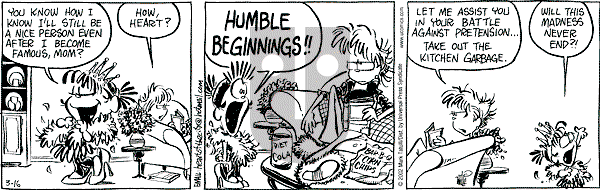Heart of the City on Saturday March 16, 2002 Comic Strip