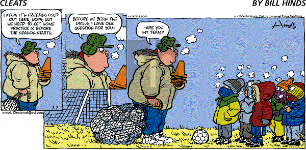 Cleats - Sunday March 7, 2004 Comic Strip