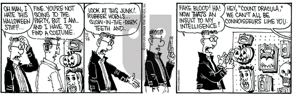 Monty on Tuesday October 28, 2003 Comic Strip