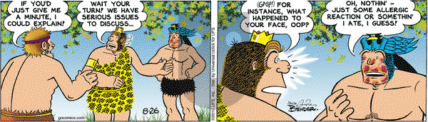 Alley Oop on Friday August 26, 2016 Comic Strip