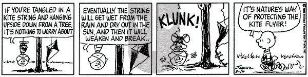 Peanuts on Friday March 14, 1980 Comic Strip