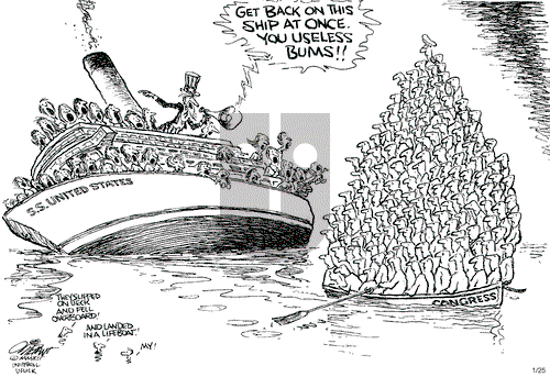 Pat Oliphant on Wednesday January 25, 2012 Comic Strip