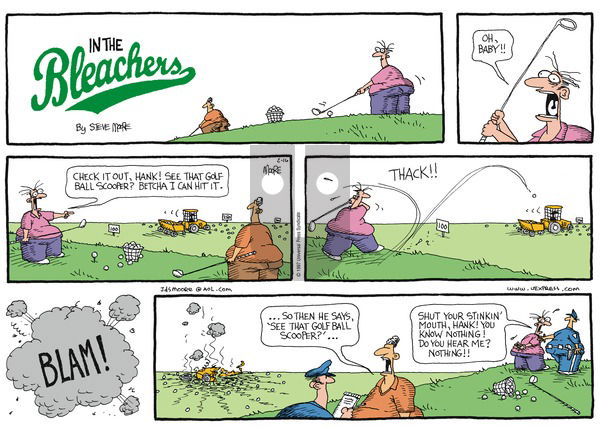 In the Bleachers on Sunday February 16, 1997 Comic Strip