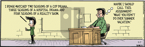 Grand Avenue on Thursday September 7, 2017 Comic Strip