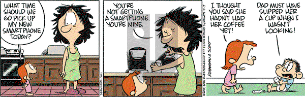Baby Blues on Monday September 7, 2015 Comic Strip
