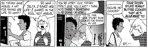 Luann on Thursday September 7, 2000 Comic Strip
