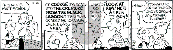 Drabble on Saturday October 26, 2002 Comic Strip