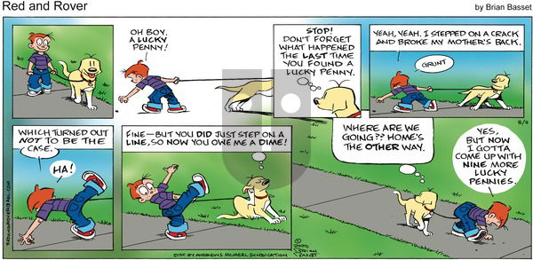 Red and Rover on Sunday August 2, 2020 Comic Strip