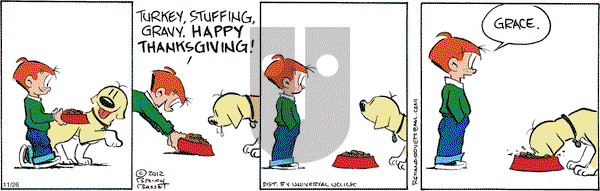 Red and Rover on Thursday November 26, 2015 Comic Strip
