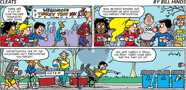 Cleats - Sunday November 30, 2008 Comic Strip