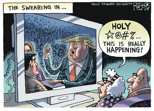 Rob Rogers on Saturday January 21, 2017 Comic Strip