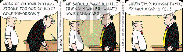 The Born Loser on Friday August 7, 2015 Comic Strip