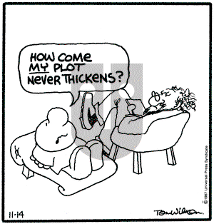 Ziggy on Saturday November 14, 1987 Comic Strip