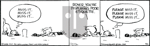 Red and Rover on Wednesday August 9, 2006 Comic Strip