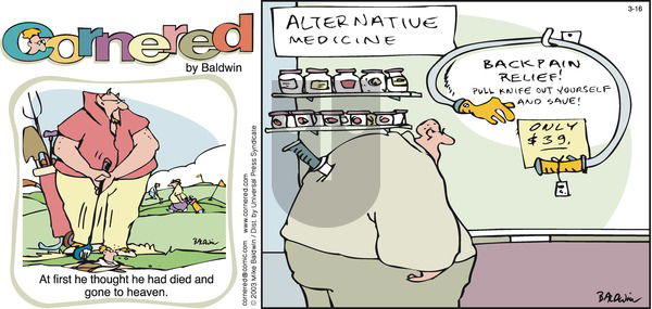 Cornered - Sunday March 16, 2003 Comic Strip