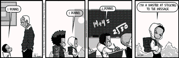 The Boondocks on Monday May 14, 2012 Comic Strip