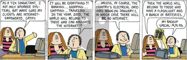 Cathy Classics on Thursday September 2, 1999 Comic Strip
