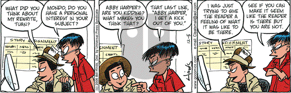Cleats on Tuesday December 5, 2006 Comic Strip