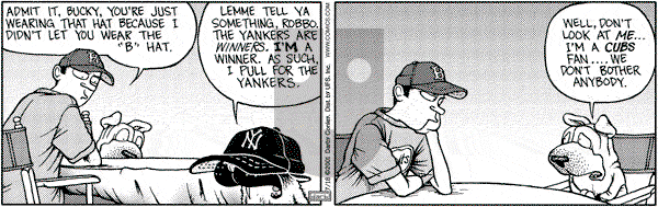 Get Fuzzy on Wednesday July 18, 2001 Comic Strip