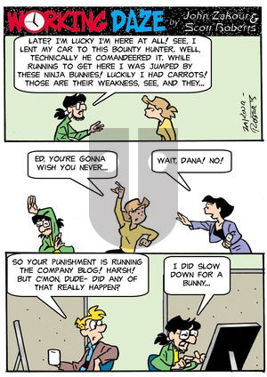 Working Daze on Wednesday April 30, 2025 Comic Strip