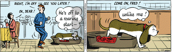 Fred Basset on Wednesday February 28, 2018 Comic Strip