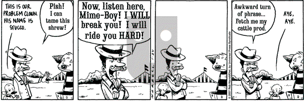 Big Top on Wednesday January 24, 2007 Comic Strip
