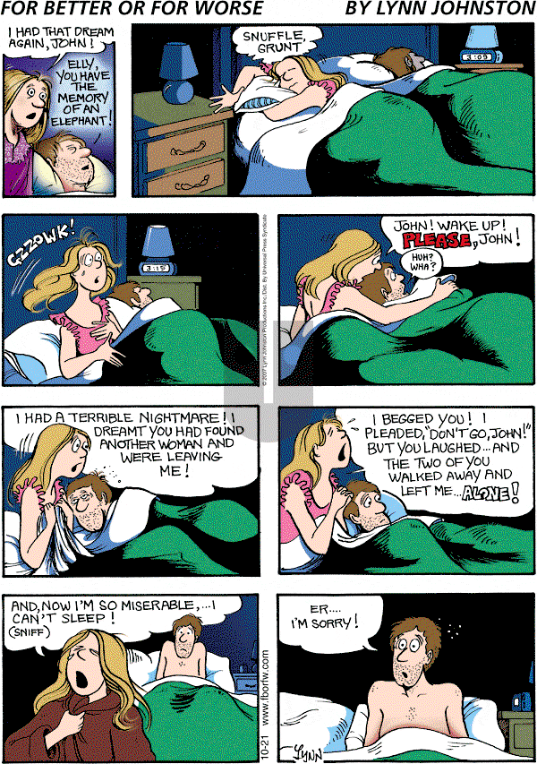 For Better or For Worse - Sunday October 21, 2007 Comic Strip