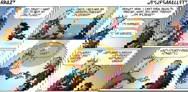 Frazz on Sunday November 11, 2001 Comic Strip