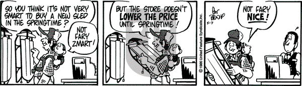 Rose is Rose on Wednesday May 7, 1986 Comic Strip