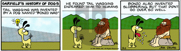 Garfield on Tuesday September 2, 1980 Comic Strip