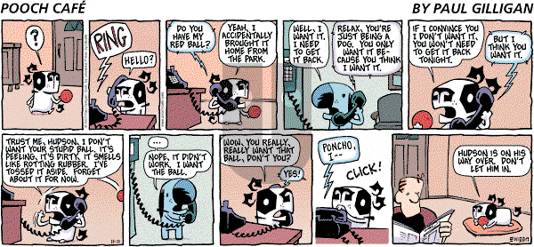 Pooch Cafe on Sunday November 11, 2007 Comic Strip