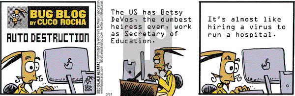 La Cucaracha - Saturday March 31, 2018 Comic Strip