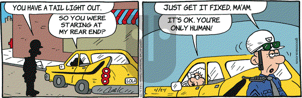 Lola on Thursday April 24, 2014 Comic Strip
