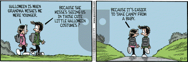 Grand Avenue on Thursday October 27, 2016 Comic Strip