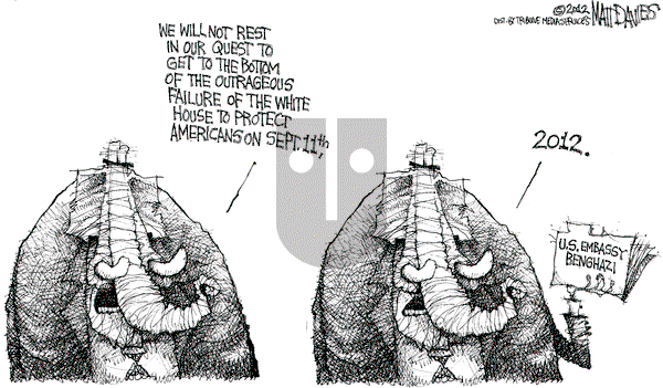 Matt Davies on Wednesday October 24, 2012 Comic Strip