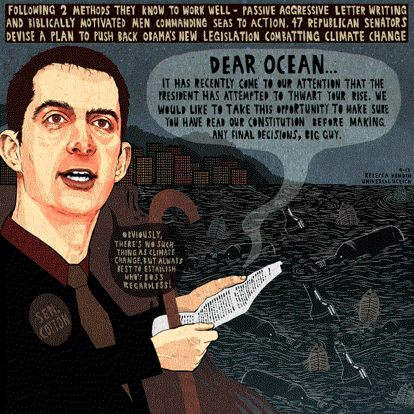 Rebecca Hendin on Monday April 6, 2015 Comic Strip
