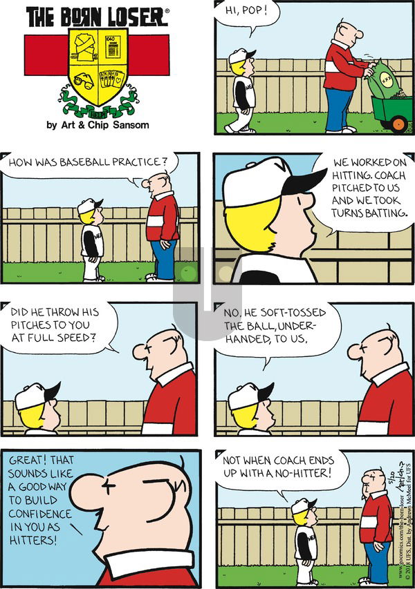 The Born Loser on Sunday May 20, 2018 Comic Strip