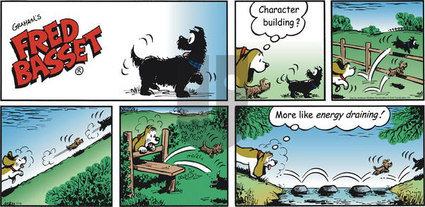 Fred Basset on Sunday February 18, 2018 Comic Strip