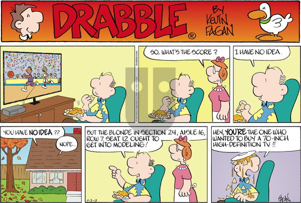 Drabble on Sunday November 3, 2013 Comic Strip