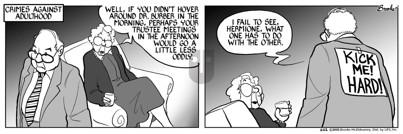 9 Chickweed Lane - Saturday February 22, 2003 Comic Strip